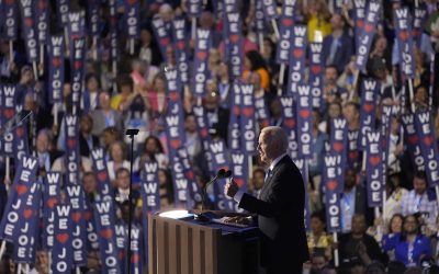 We Love You Joe: President Biden gets rousing ovation as he gives Harris a wholehearted endorsement