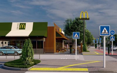 The opening of McDonald’s first restaurant in Irpin marks a milestone in post-war reconstruction