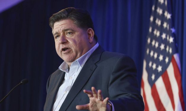 Cowardice can be contagious: Governor J.B. Pritzker gives barn-burning speech to energize Democrats